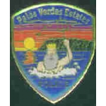 PALOS VEREDES ESTATES, CA POLICE PATCH NEW